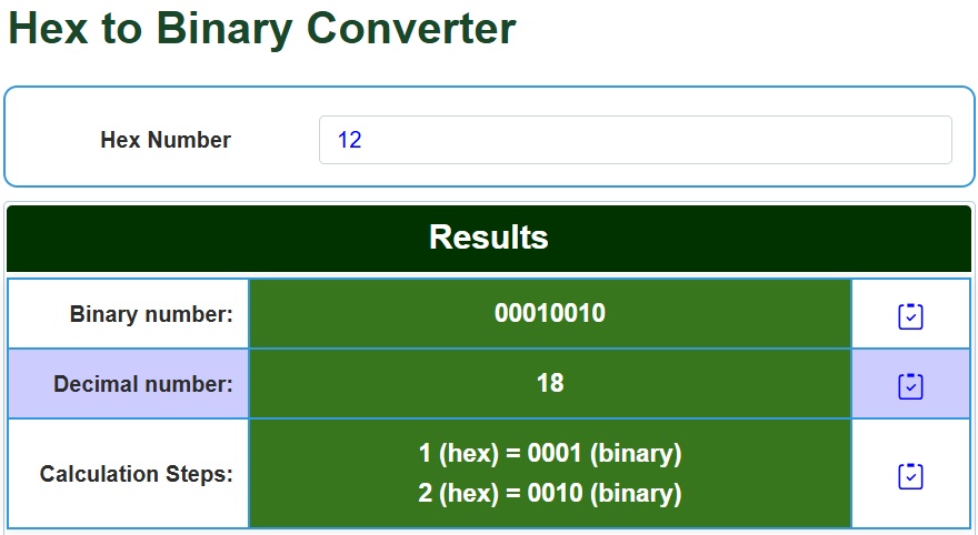 Hex to Binary Converter - UScalculator.com