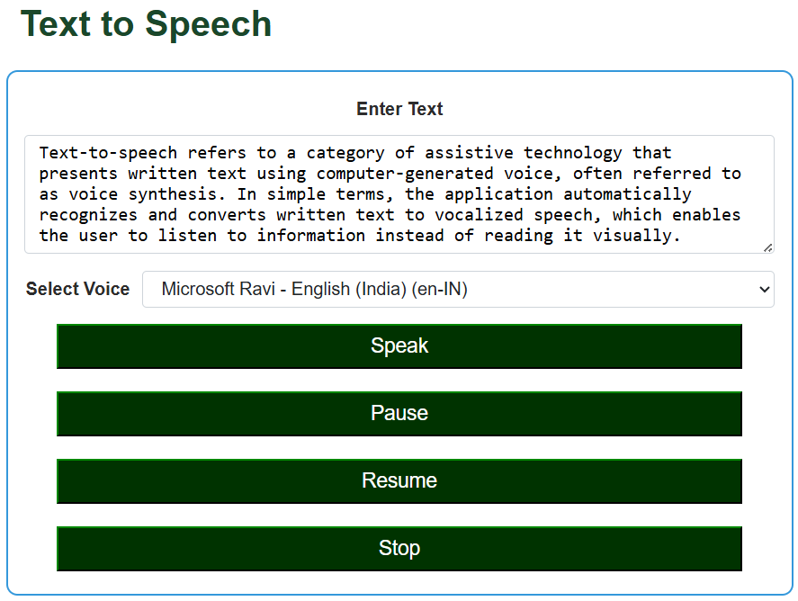 Text to Speech - uscalculator.com