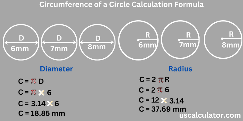 circumference of a half circle calculator