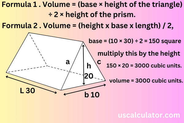 Volume of a Prism Calculator 1